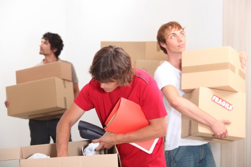 Business relocation packing and labelling for office removals in Manorpark
