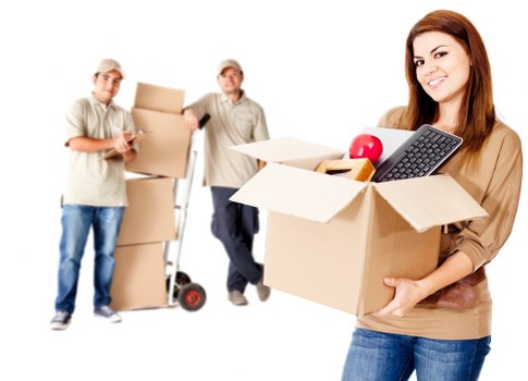 Furniture and storage items being loaded for local transport