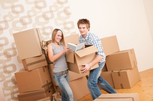 Professional team preparing a small removal job in Manorpark