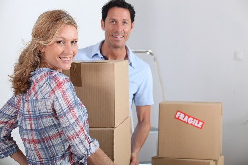 Household items safely packed for secure storage in Manorpark