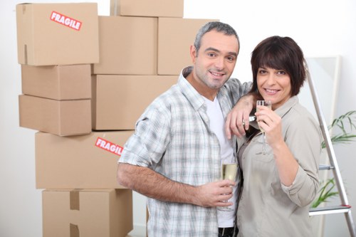 Business document storage in Manorpark with labeled folders
